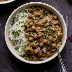 Chole (white) Rice