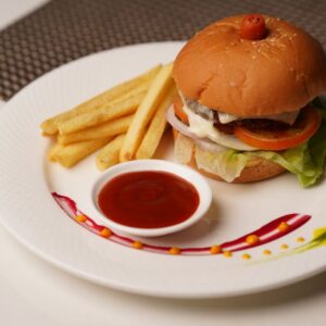 Mutton Kebab Burger