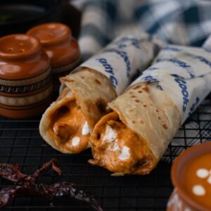 Paneer Bhurji Roll (2 pc)