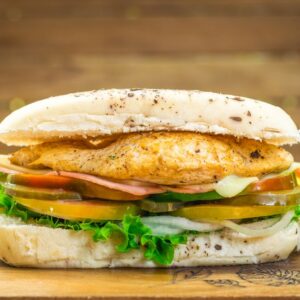 Chicken Kebab Burger